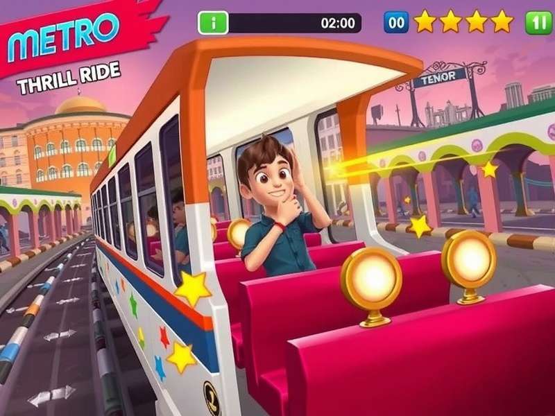 Metro Thrill Ride Game Screenshot